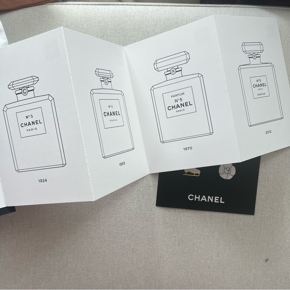 Chanel no 5 gift stickers postcards stationery edp - Picture 2 of 2